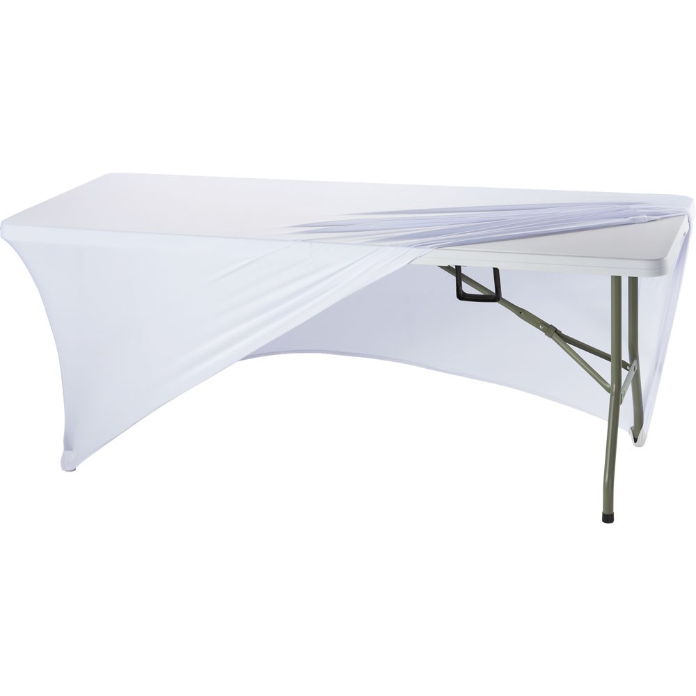Stretchhusse für Buffettische von ca. 1840x750x740 mm, weiß Stretchhusse für Buffettische von ca. 1840x750x740 mm, weiß