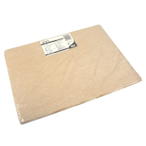 42000 Tischsets, Papier 30 cm x 40 cm sand "Cotton Style"