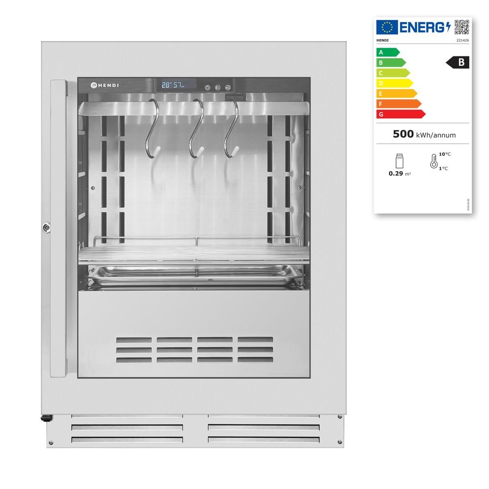 Untertisch-Fleischreifeschrank, HENDI, 98L, 220-240V/170W, 595x620x(H)830mm Untertisch-Fleischreifeschrank, HENDI, 98L, 220-240V/170W, 595x620x(H)830mm