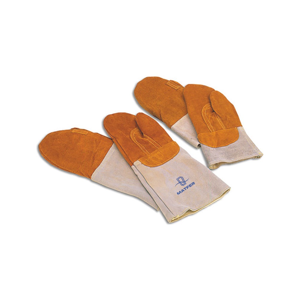 Ofenhandschuhe aus Leder, Fäustlinge Ofenhandschuhe aus Leder, Fäustlinge