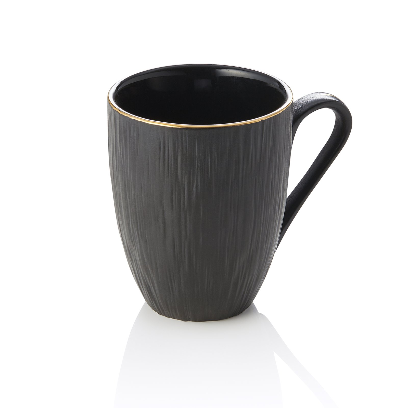 Becher Set MAYA KURO, Ø 8,5 cm, 330 ml, schwarz