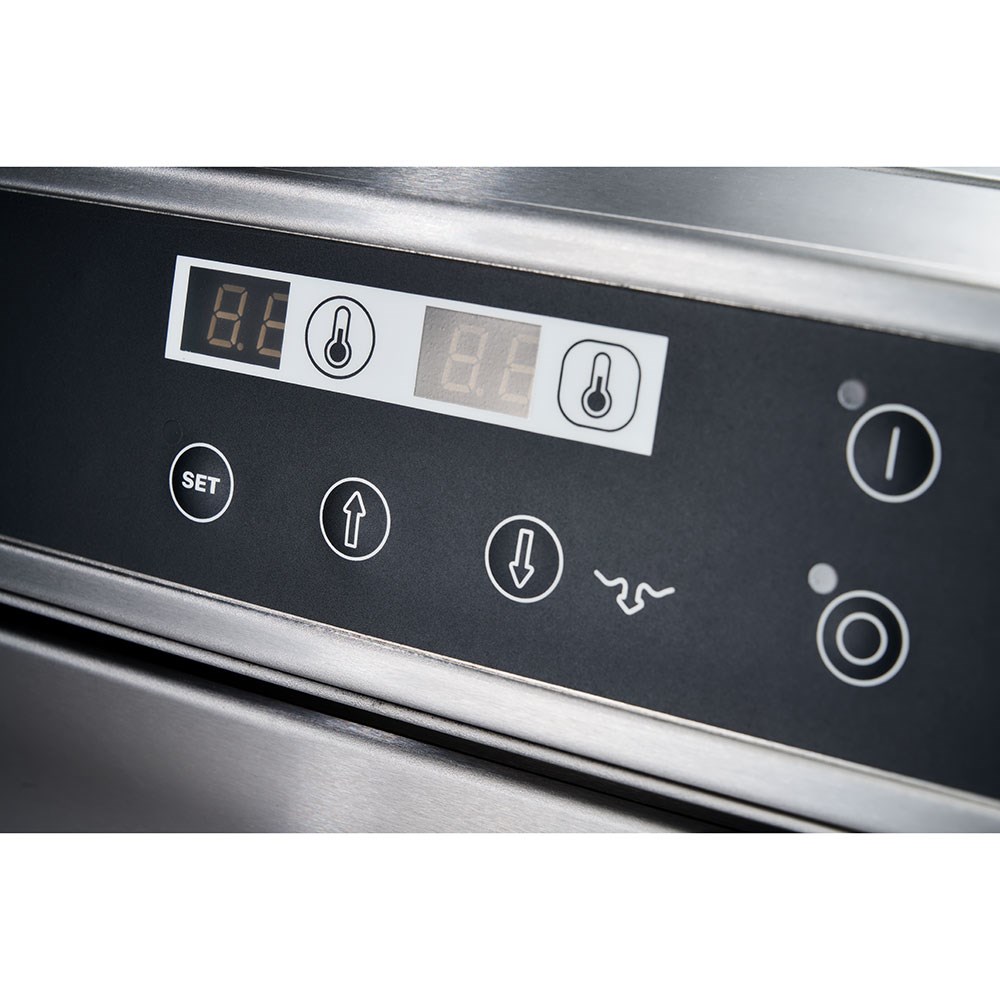 Geschirrspülmaschine Aqua A5 inkl. Klarspülmittel- und Reinigerdosierpumpe, 400V, 6,5 kW Geschirrspülmaschine Aqua A5 inkl. Klarspülmitteldosier-,Reinigerdosier-, Klarspül- und Ablaufpumpe, 400V, 6,5 kW