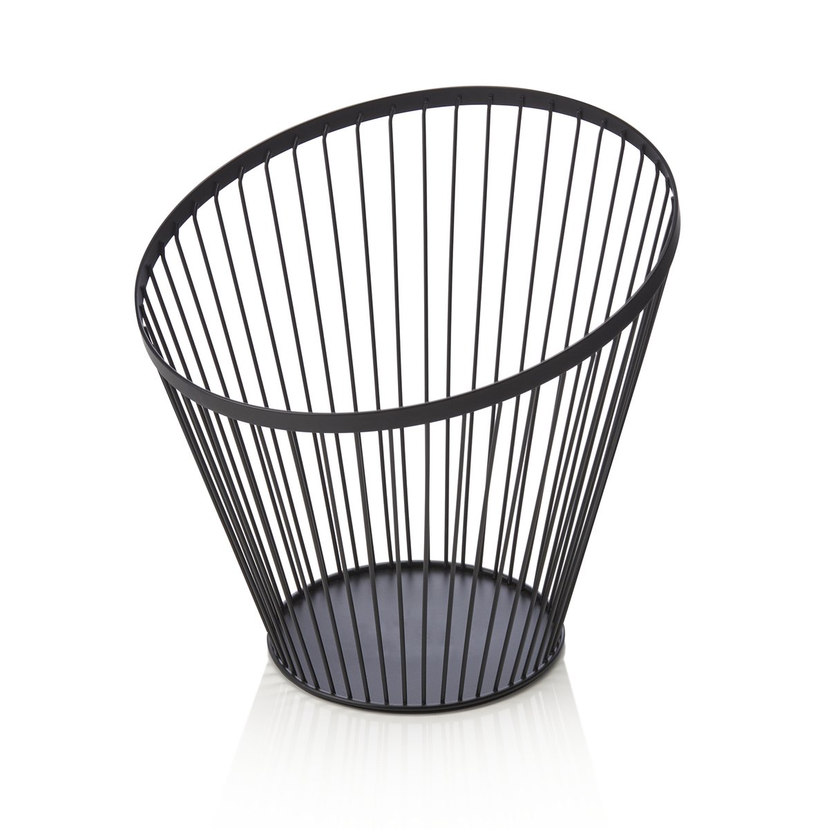 Buffetkorb, Ø 28 cm, Höhe 26,5 cm, schwarz pulverbeschichtet, Metall Buffetkorb, Ø 28 cm, Höhe 26,5 cm, schwarz pulverbeschichtet, Metall