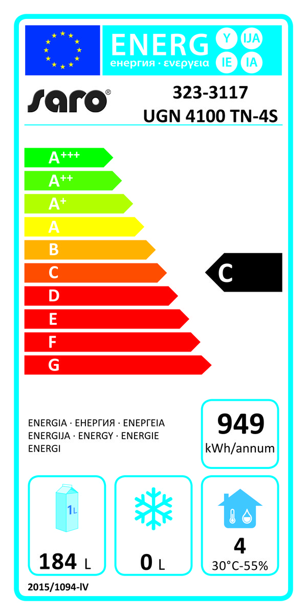 Unterbaukühltischmit4Schubladen,ModellUGN4100TN-4S Unterbaukühltischmit4Schubladen,ModellUGN4100TN-4S