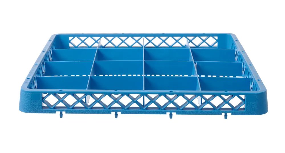 Aufsatz für Geschirrspülkorb, 16 Fächer 112x112 mm, 500x500x(H)45mm