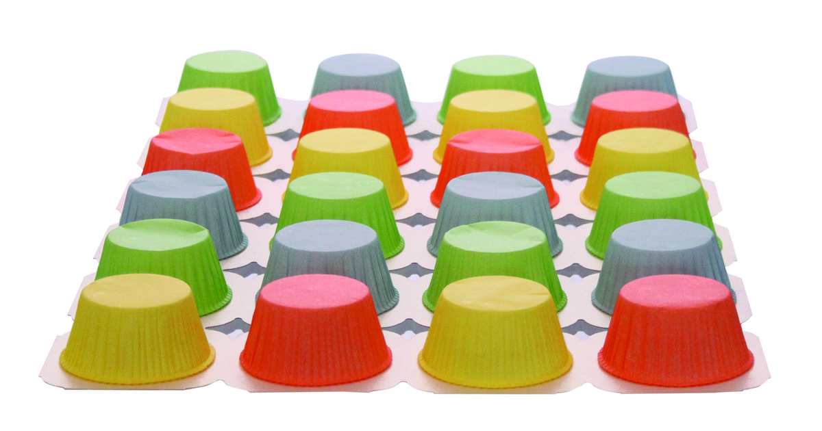 Muffinformen-Verbund, bunt Muffinformen-Verbund, bunt