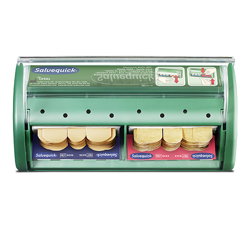 Cederroth Salvequick, Pflasterspender 11,4 cm x 22,6 cm x 5,4 cm grün Cederroth Salvequick, Pflasterspender 11,4 cm x 22,6 cm x 5,4 cm grün