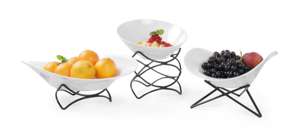 Buffetständer - antirutsch, rund, HENDI, ⌀200x(H)100mm Buffetständer - antirutsch, Fine Dine, 265x230x(H)200mm