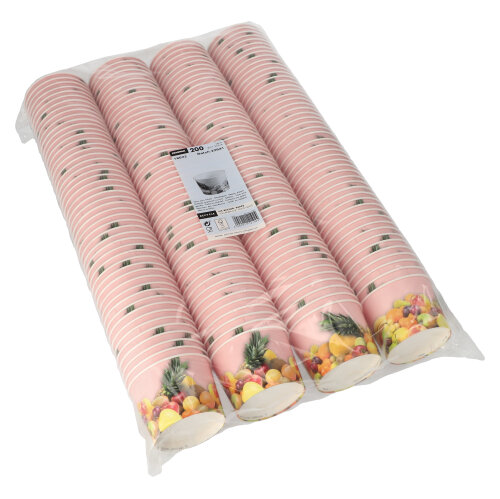 14400 Eisbecher, Pappe rund 150 ml Ø 7,7 cm · 5,5 cm "Früchte"