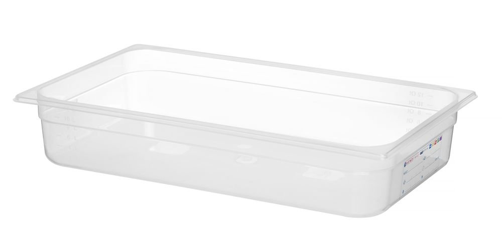 Gastronorm-Behälter 1/1, HENDI, GN 1/1, 12L, Transparent, 530x325x(H)100mm