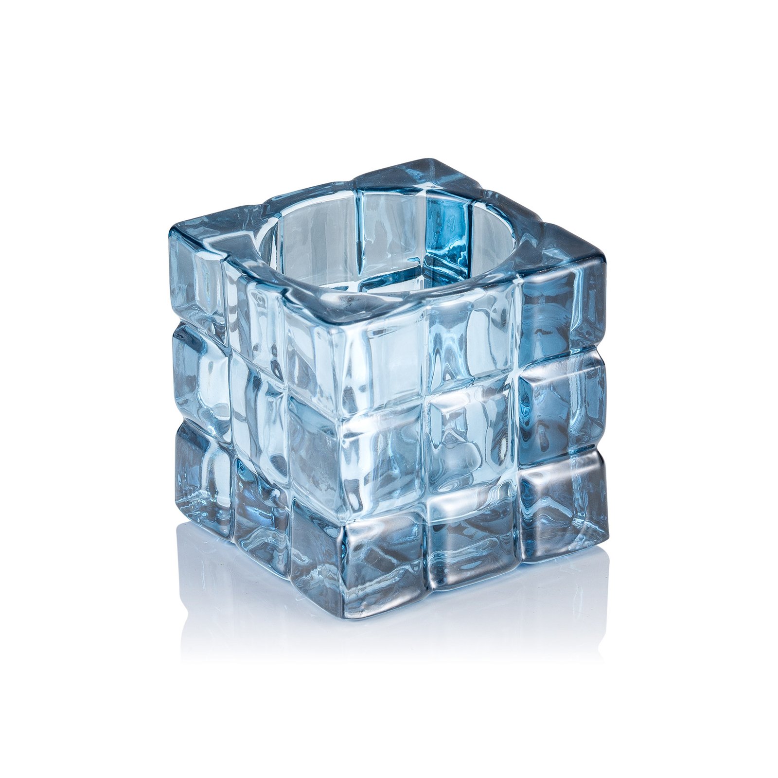 Cube Steel Blue YUYU, 6,5 x 6,5 x 6,5 cm Cube Steel Blue YUYU, 6,5 x 6,5 x 6,5 cm