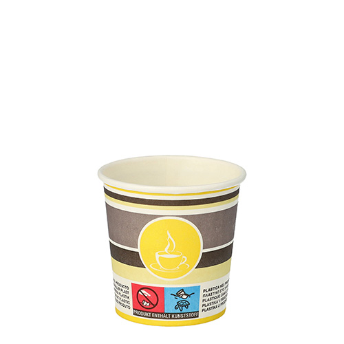 80 Trinkbecher, Pappe "To Go" 0,1 l Ø 6 cm · 6 cm 28000 Trinkbecher, Pappe "To Go" 0,1 l Ø 6 cm · 6 cm