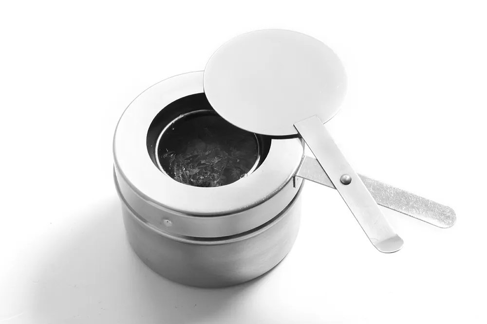 Behälter für Chafing Dish-Brennpaste - 2 Stk., ⌀90x(H)60mm Behälter für Chafing Dish-Brennpaste - 2 Stk., ⌀90x(H)60mm