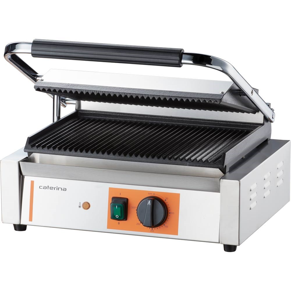 Paninigrill CATERINA, 430x360x200 mm (BxTxH), 2,2 kW Paninigrill CATERINA, 430x360x200 mm (BxTxH), 2,2 kW