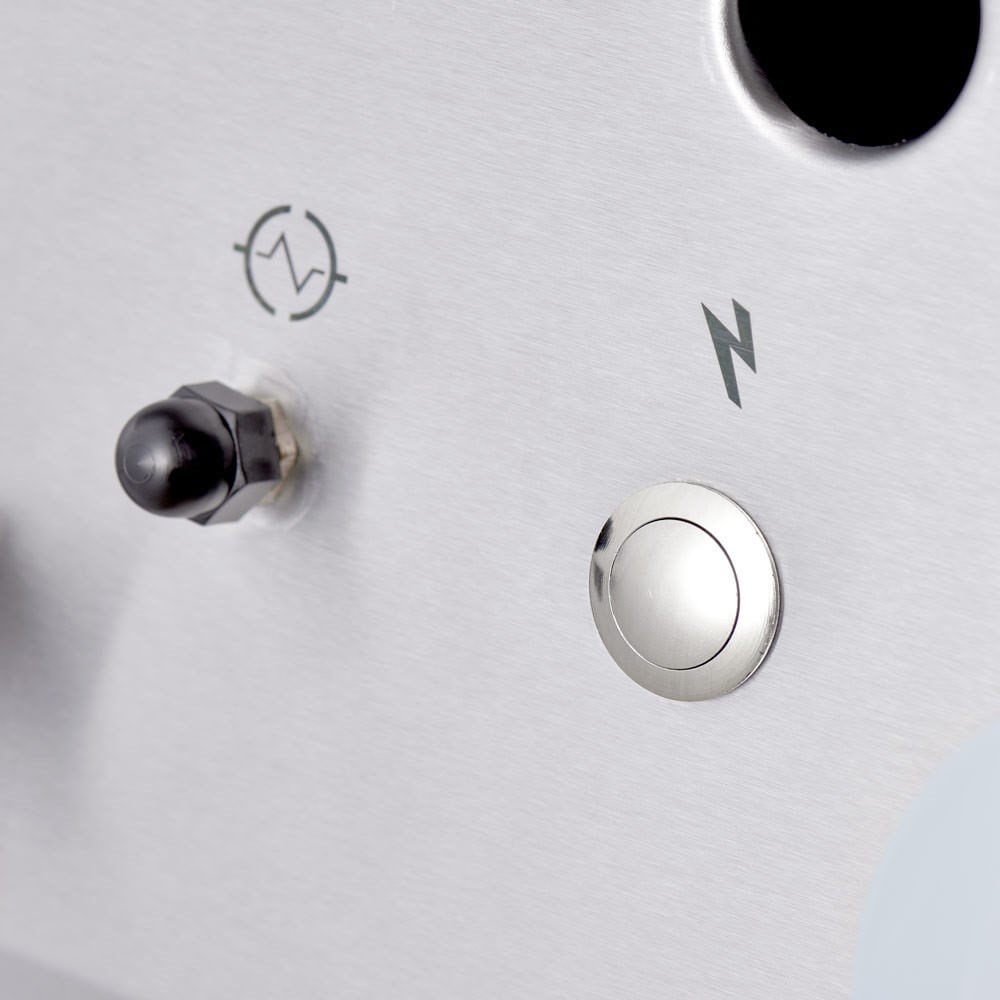 Elektro-Griddleplatte als Tischgerät, 800x700 mm, ½ glatte/½ gerillte Grillfläche, Serie 700 ND Gas-Griddleplatte als Tischgerät, Serie 700 ND - ½ glatt / ½ gerillt 800x700x250 mm