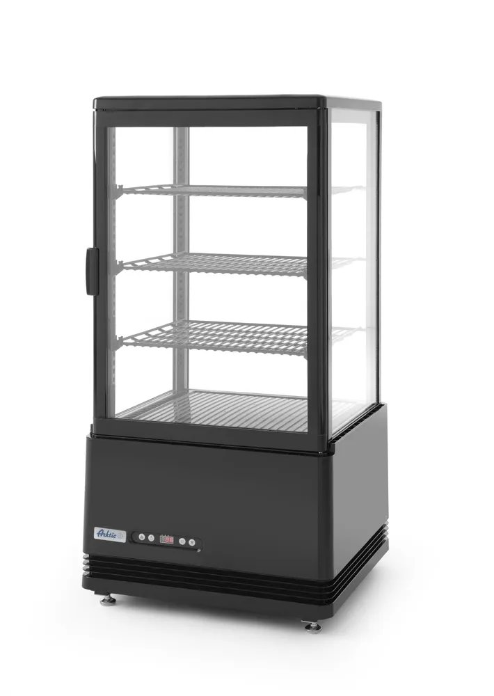 Aufsatz-Kühlvitrine 68 Liter, Arktic, Schwarz, 230V/170W, 444x397x(H)875mm Aufsatz-Kühlvitrine 68 Liter, Arktic, Schwarz, 230V/170W, 444x397x(H)875mm