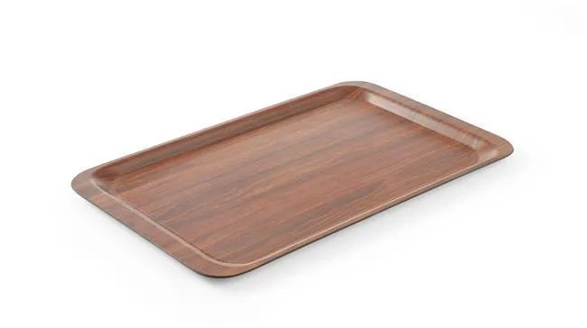 Serviertablett, rechteckig, rutschfest, laminiert, AmerBox, Mahagoni, 430x610mm Serviertablett, rechteckig, rutschfest, laminiert, AmerBox, GN 1/1, Mahagoni, 325x530mm