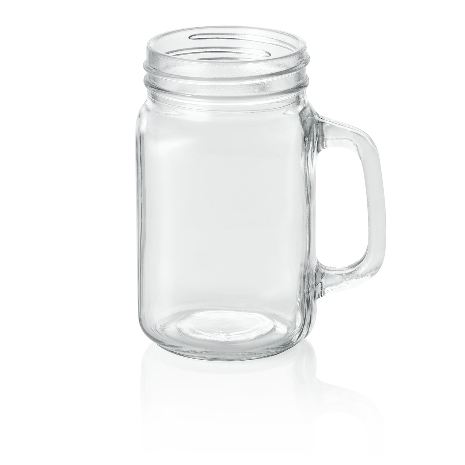 Trinkglas 450 ml Deckel mit Trinkhalm schwarz