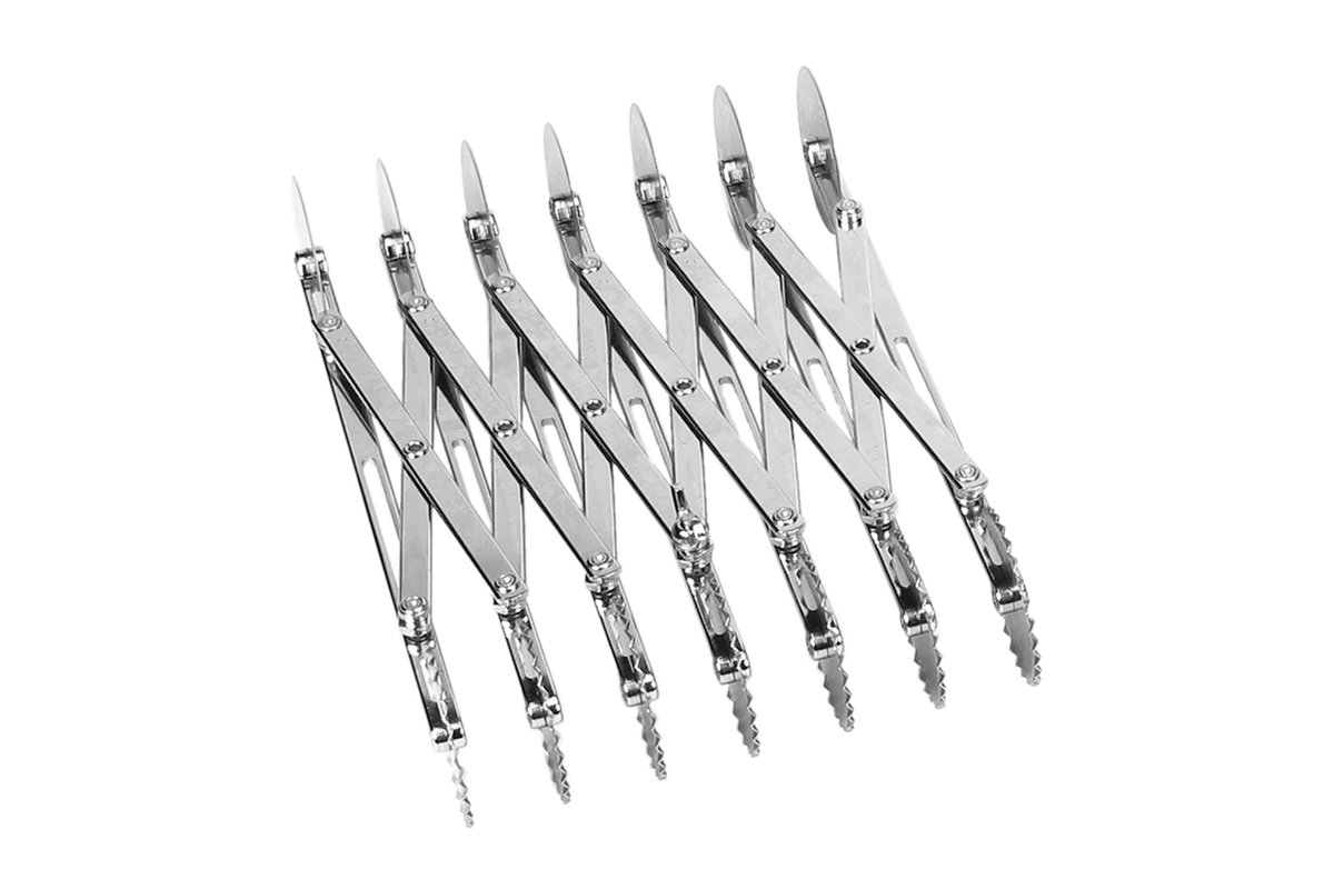 Teigschneider, doppelt 7 Rädchen