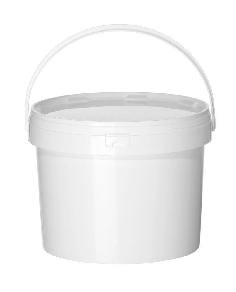 Eimer, HENDI, 11,5L, Weiß, ⌀300x(H)230mm
