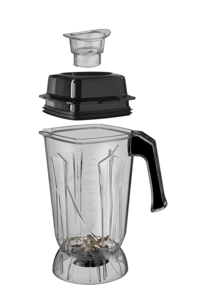 Mixer mit geräuschdämmender Abdeckung BPA-frei, HENDI, 230V/1680W, 250x300x(H)540mm Mixer mit Schallschutzhaube, HENDI, 2,5L, Schwarz, 220-240V/1680W, 250x300x(H)540mm