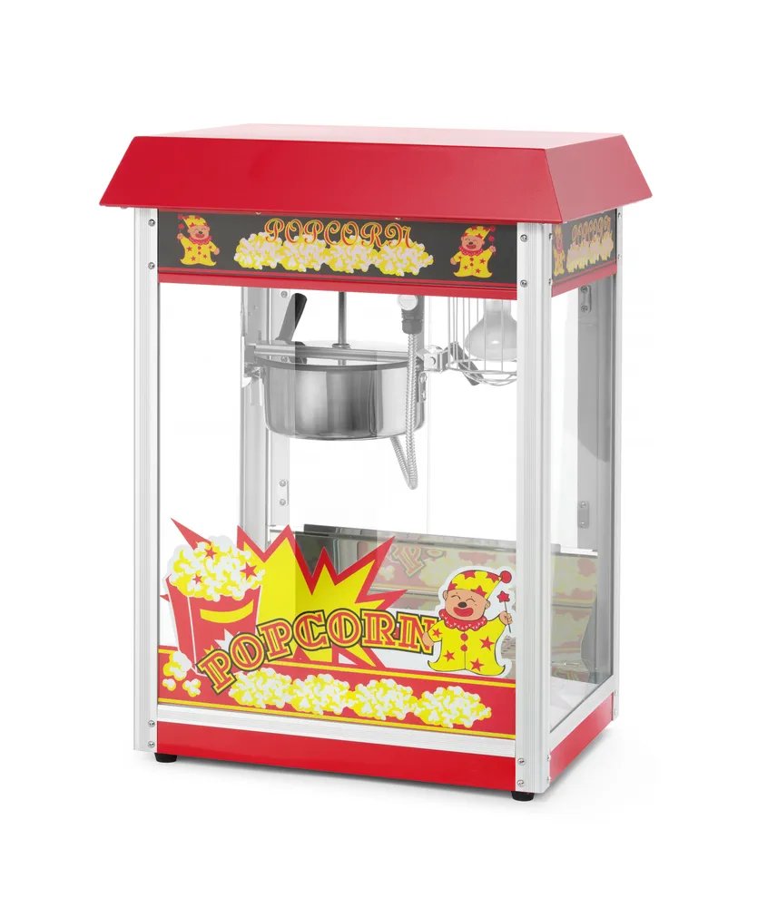 Popcorn-Maschine, Rot, 230V/1500W, 574x420x(H)778mm Popcorn-Maschine, Rot, 230V/1500W, 574x420x(H)778mm
