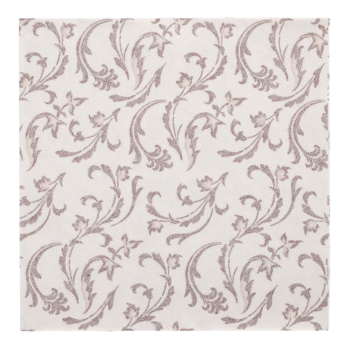 12500 Servietten "ROYAL Collection" 1/4-Falz 40 cm x 40 cm braun "Damascato"