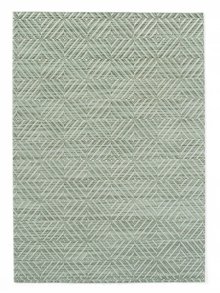 Platzset, geometrisches Muster, Grün, 6 Stk., 450x300mm