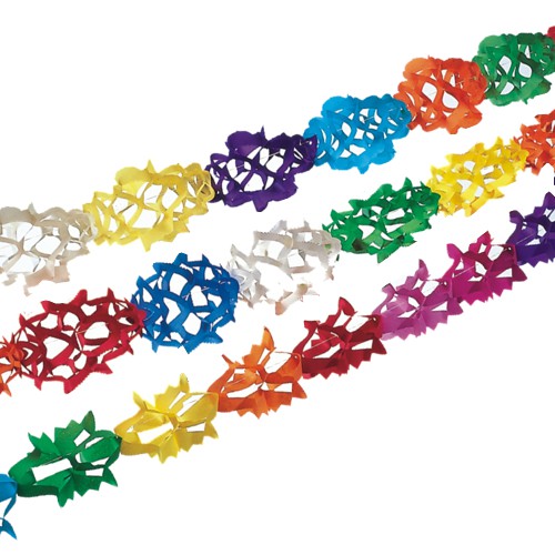 3 Girlanden, Papier 4 m 6600 Girlanden, Papier 4 m