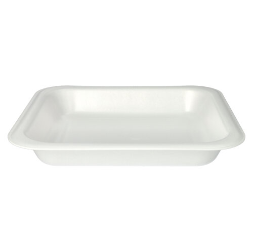 1600 Siegelschalen, XPS 1400 ml 4,2 cm x 24,5 cm x 26,5 cm weiss laminiert