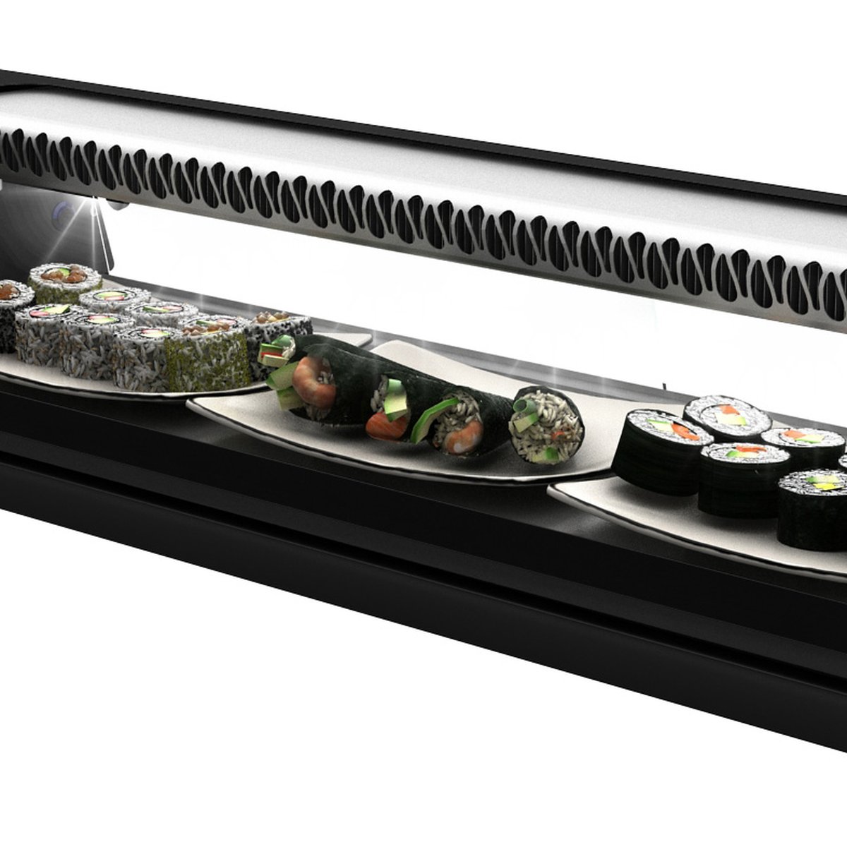 Royal Cooling Sushi 6 6x GN 1/3 x 40 mm, Kompressor links Royal Cooling Sushi 6 6x GN 1/3 x 40 mm, Kompressor links