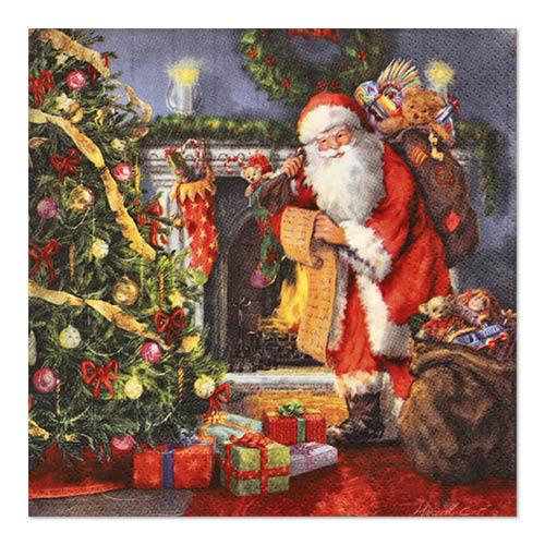 20 Servietten, 3-lagig 1/4-Falz 33 cm x 33 cm "Christmas Eve" 21600 Servietten, 3-lagig 1/4-Falz 33 cm x 33 cm "Christmas Eve"