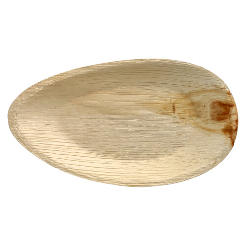 2400 Teller, Palmblatt "pure" oval 32 cm x 18 cm x 3 cm