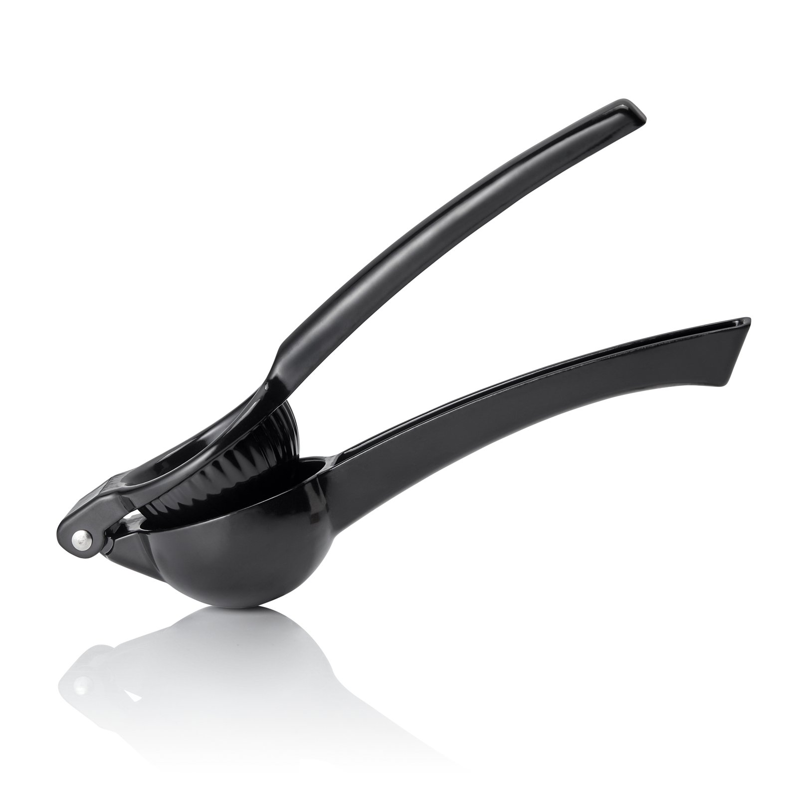 Sauciere auf Fuß 200 ml, (H) 8,5 cm Zitruspresse, Ø 5 cm, 20,5 x 6 cm, schwarz, Aluguss