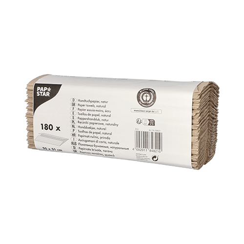 126000 Blatt Handtuchpapier C-Falz 31 cm x 25 cm natur 1-lagig