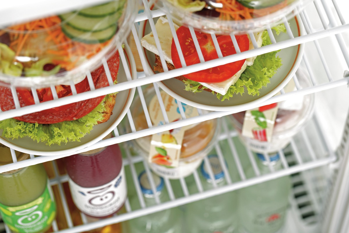 Mini-Kühlvitrine 78L, weiß Mini-Kühlvitrine 78L, weiß