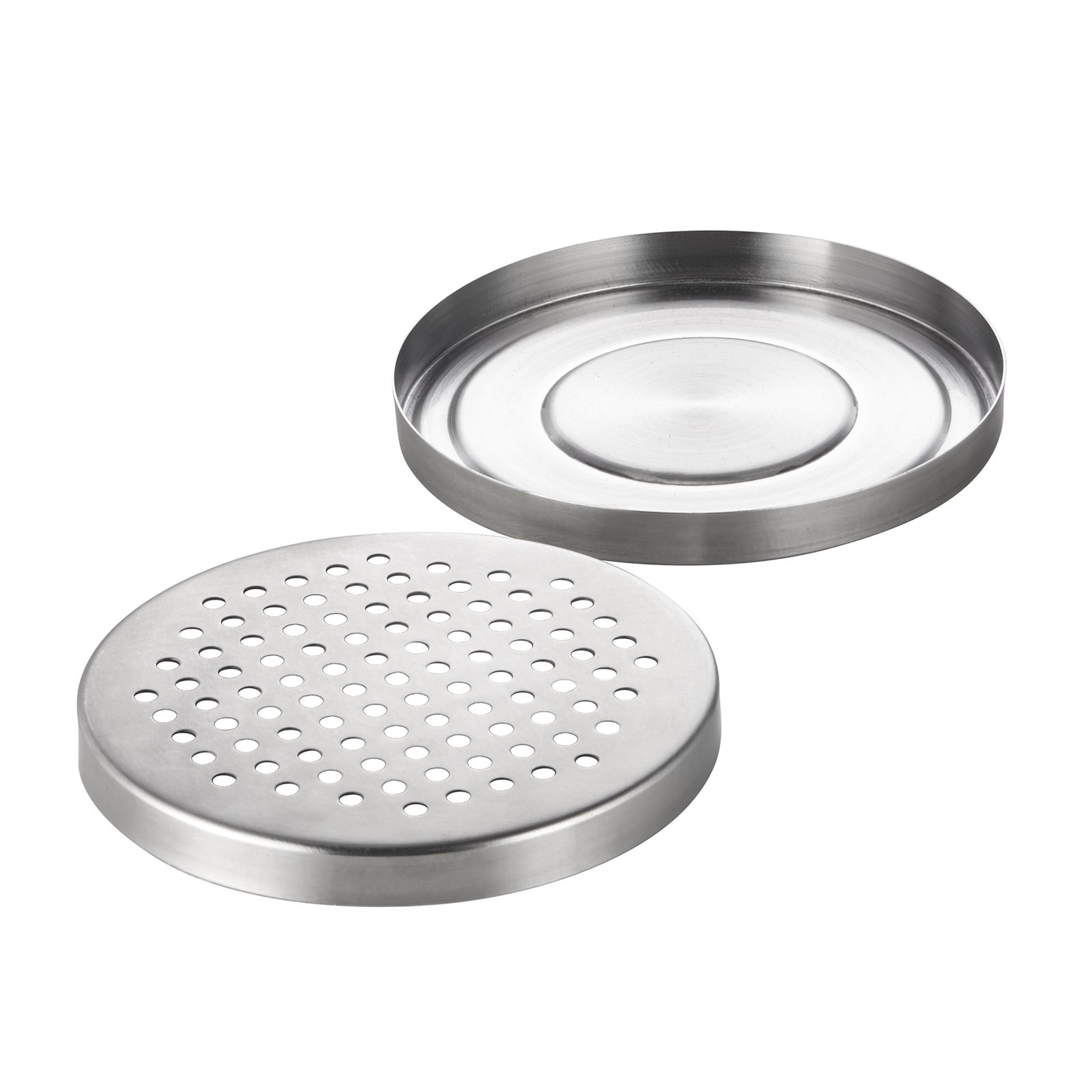 Abtropfblech, Ø 14 cm, Chromnickelstahl Abtropfblech, Ø 14 cm, Chromnickelstahl