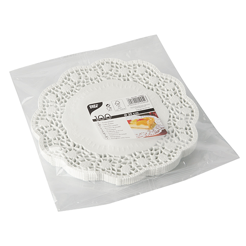 150000 Tortenspitzen rund Ø 20 cm weiss
