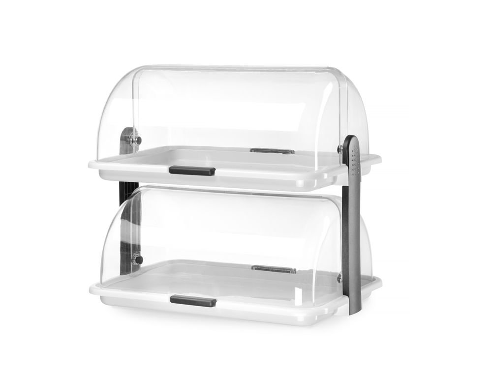 Rolltop-Display - doppelt, HENDI, 380x260x(H)355mm