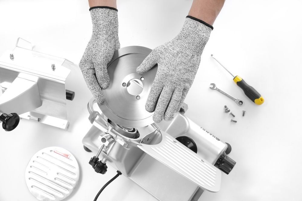 Schnittfeste Handschuhe, zertifiziert – 2 Stk., HENDI, 2 Stk., (L)260mm Schnittfeste Handschuhe, zertifiziert – 2 Stk., HENDI, 2 Stk., (L)260mm