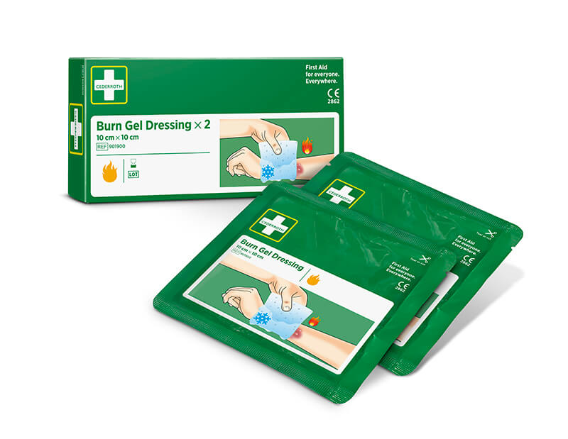Cederroth Burn Gel Dressing Verband 10 cm x 10 cm