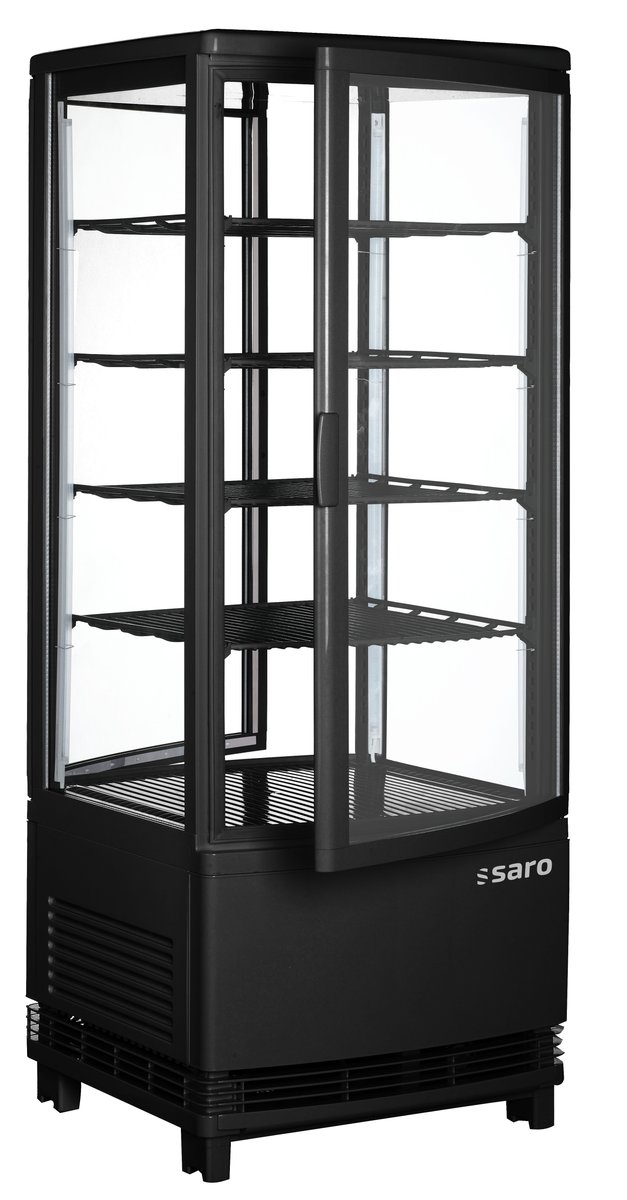 Kühlvitrine,Doppeltür,98Liter,ModellSC100DTschwarz
