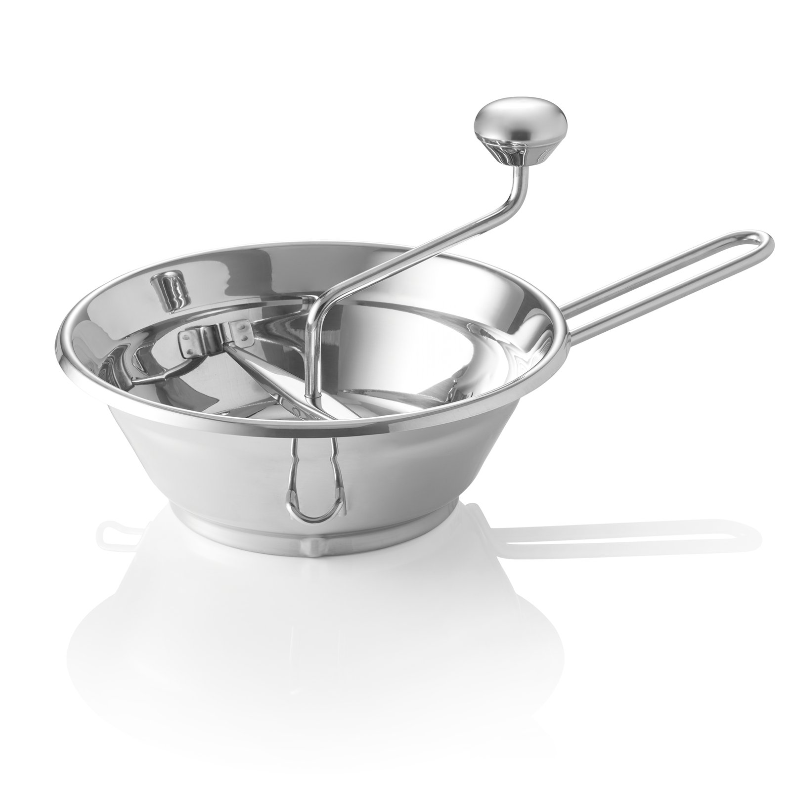 Passiermühle, Ø 24,5 cm, Höhe 8 cm, Chromstahl 18/0 Passiermühle, Ø 24,5 cm, Höhe 8 cm, Chromstahl 18/0