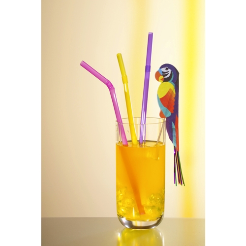 64800 Deko-Picker 18 cm "Papagei"