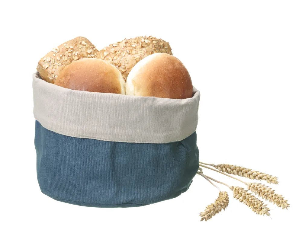 Brottaschen, rund, Dunkelgrau, ⌀200x(H)200mm