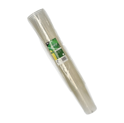 8640 Kaltgetränkebecher, PLA "pure" 0,5 l Ø 9,5 cm · 15,14 cm glasklar