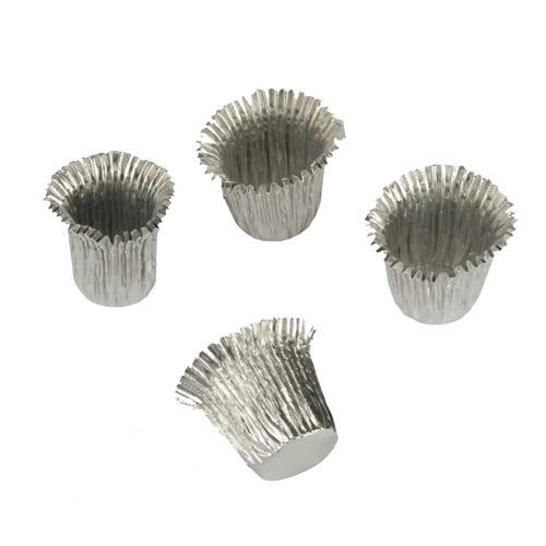 17280 Kerzenhülsen Ø 1,9 cm · 2,7 cm silber