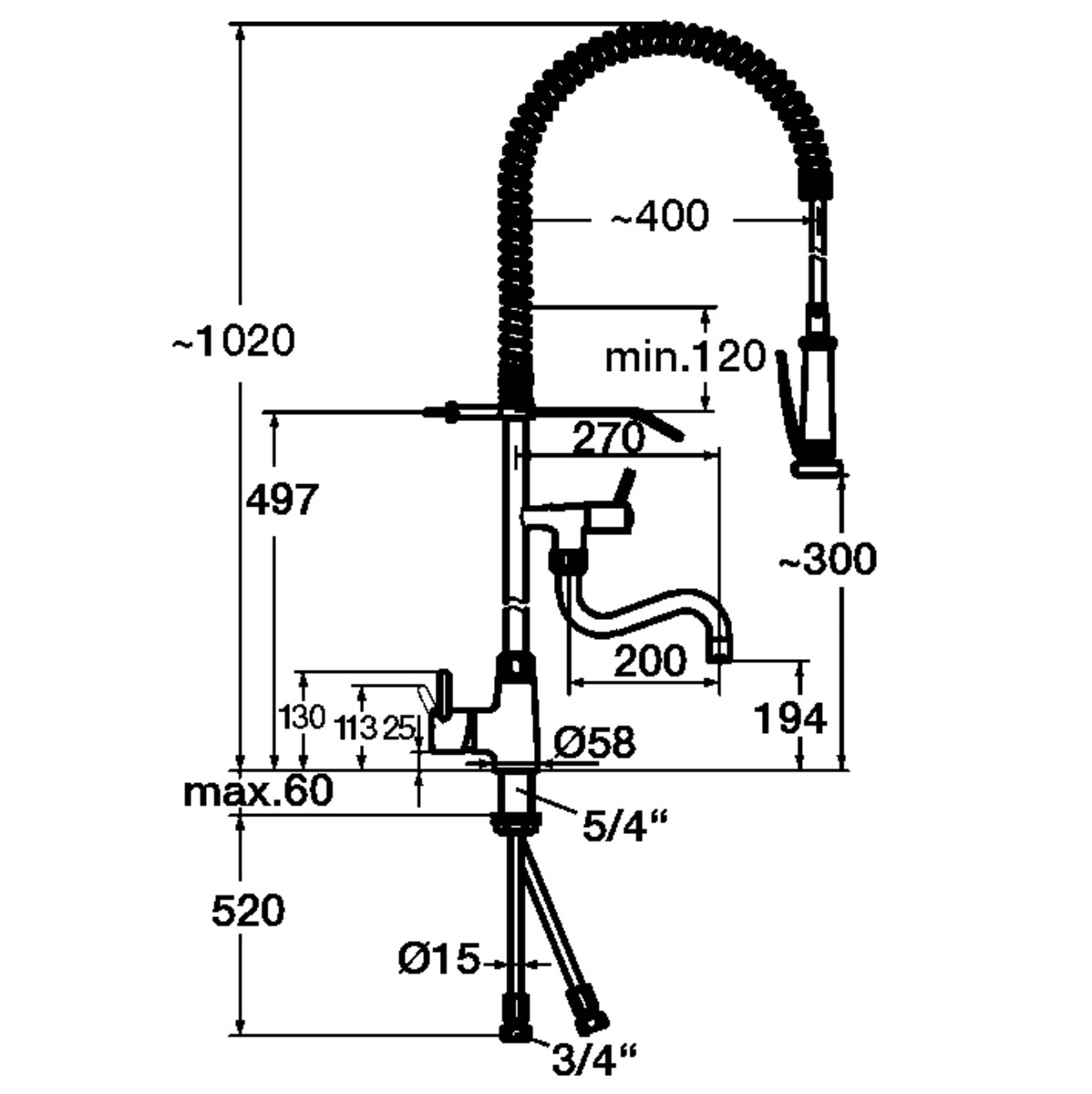 Einhebelmischer 40L-1801B Einhebelmischer 40L-1801B