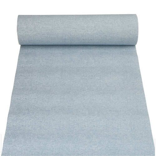 112 Tischläufer, stoffähnlich, PV-Tissue Mix "ROYAL Collection" 24 m x 40 cm arktikblau "Textile"