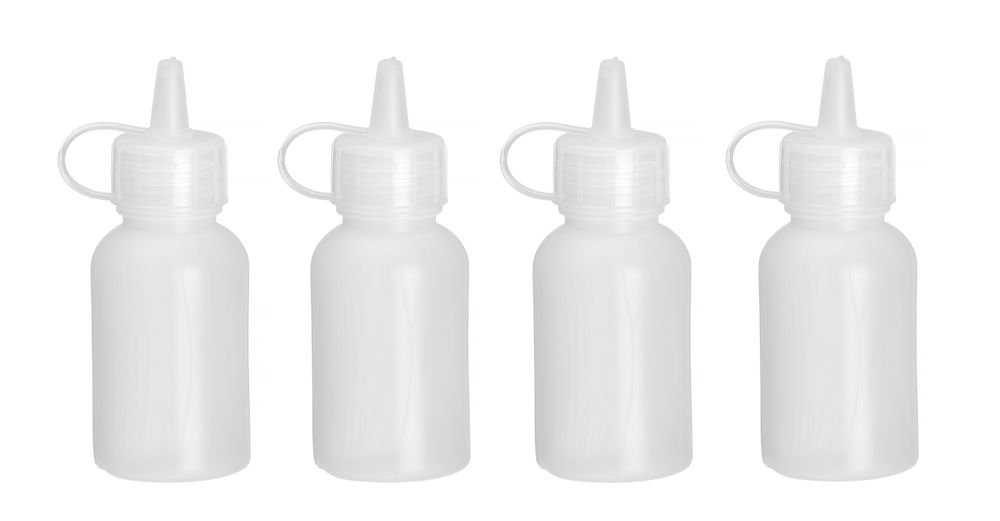 Mini-Saucenspender – 4er-Set, HENDI, 0,03L, Transparent, ⌀30x(H)85mm